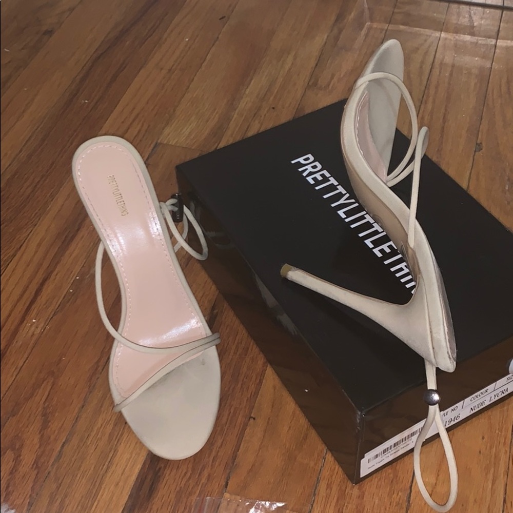 PRETTY LITTLE THING NUDE BOOTIES